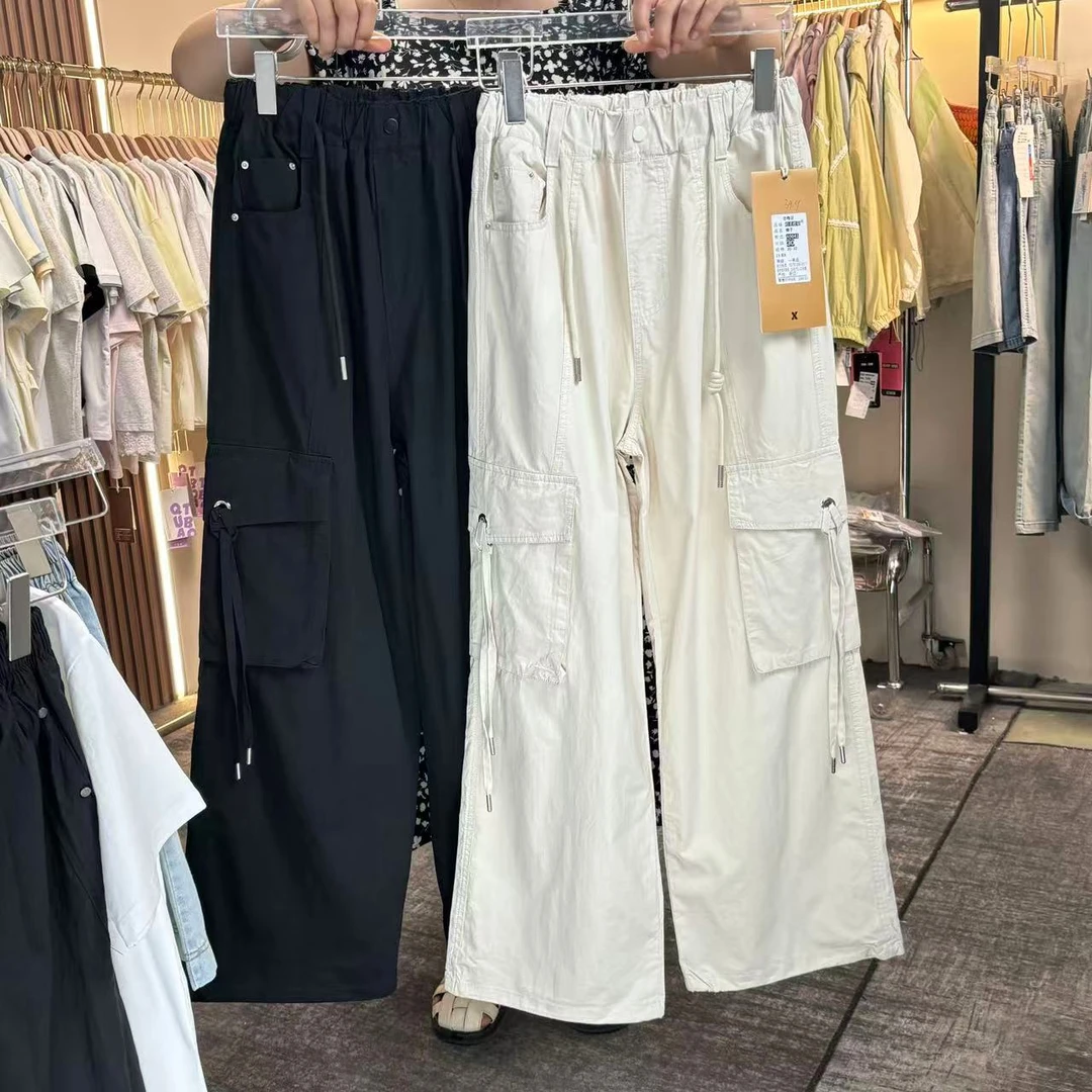 9041-11041 春夏款裤带休闲工装裤