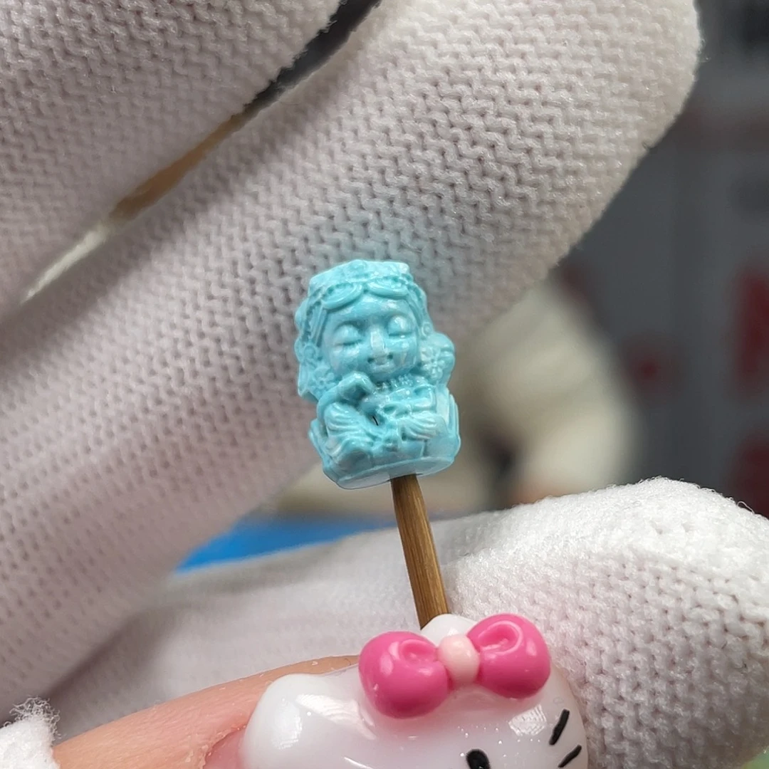 绿松石未镶嵌挂件