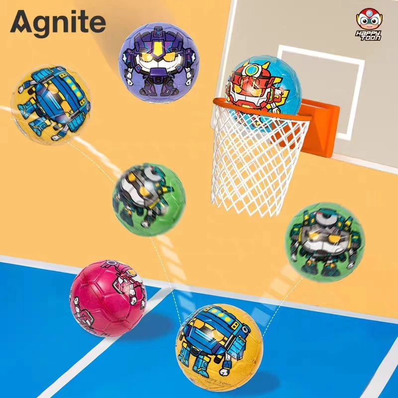 QW-得力-FT508-动漫卡通软弹PU弹力儿童足球（款式不选）