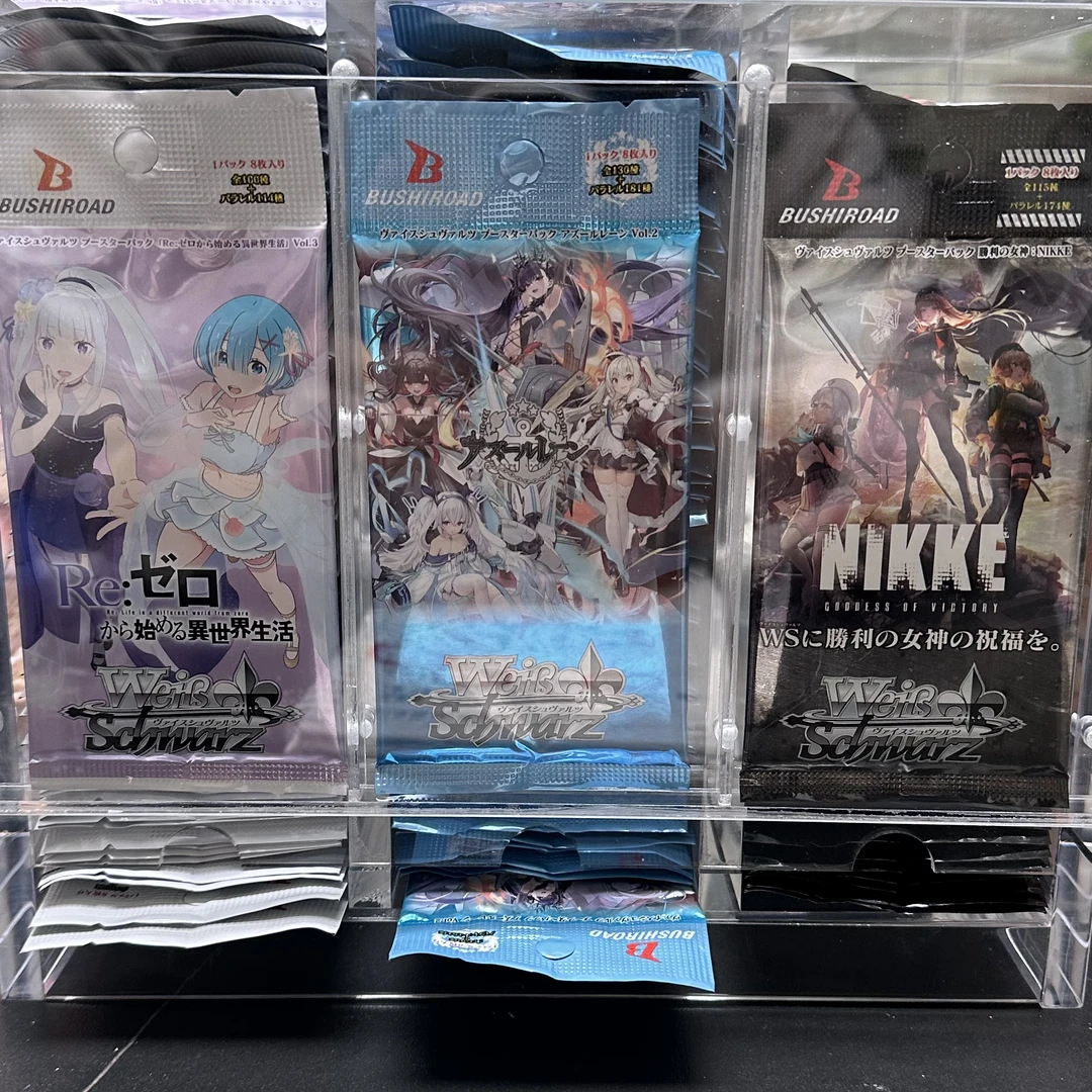 「色彩大作战」WS黑白双翼《碧蓝vol2+RE0+NIKKE》收藏卡牌盲盒