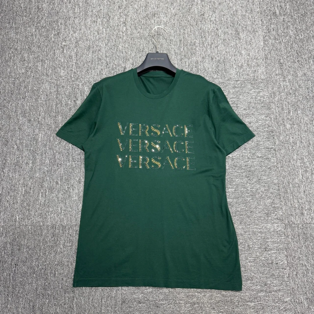 95新 VERSACE/范思哲 水钻字母短袖/13299