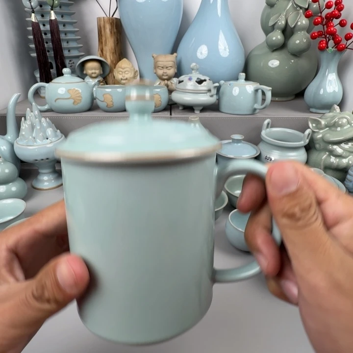 多***爸天青色的主人杯子