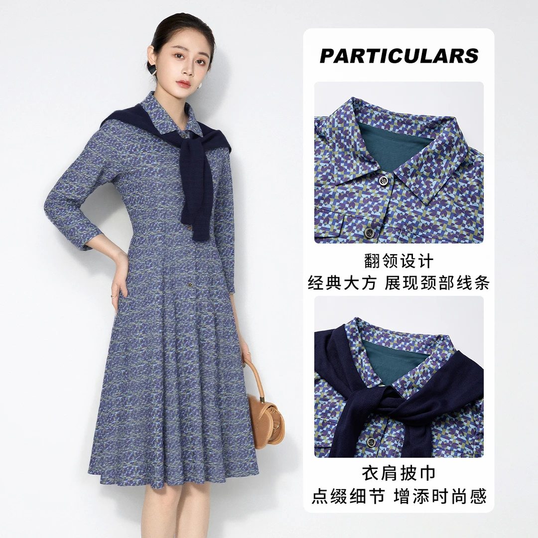 【娜娜甄选】马天奴时尚气质通勤连衣裙VHA99RX0