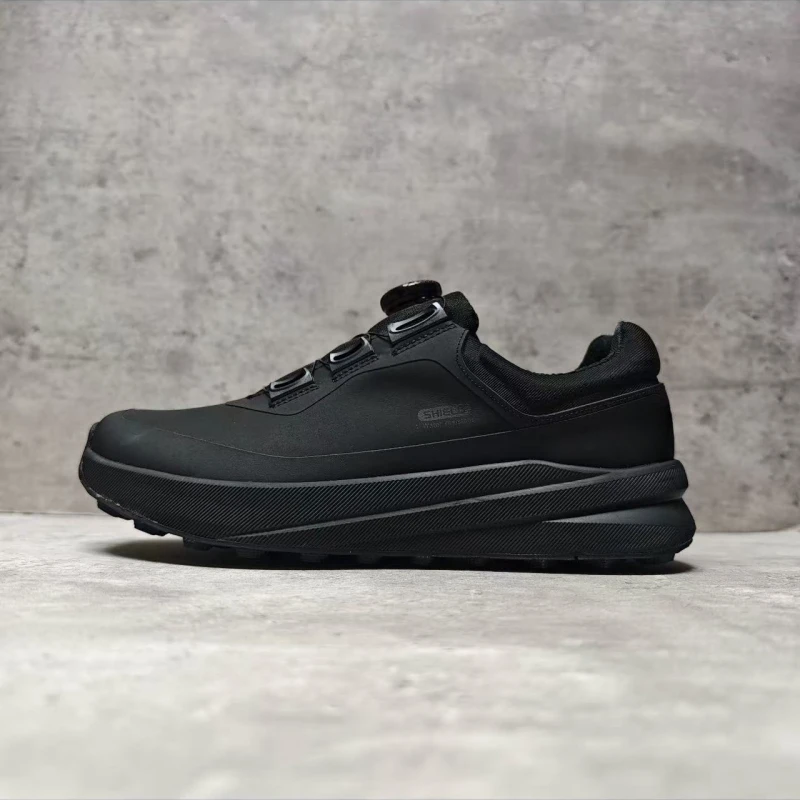 D甜美生活2代系列低帮越野徒步户外休闲运动鞋 纽扣 防水黑色/楠