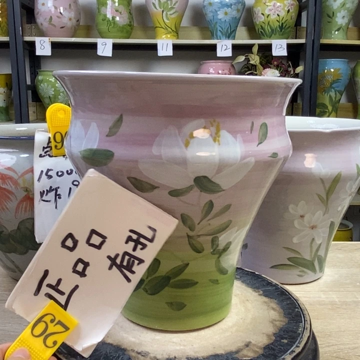 景德镇高温陶瓷花盆