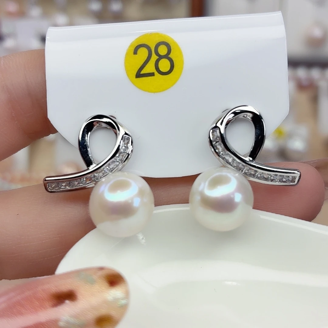 未镶嵌耳饰淡水珍珠