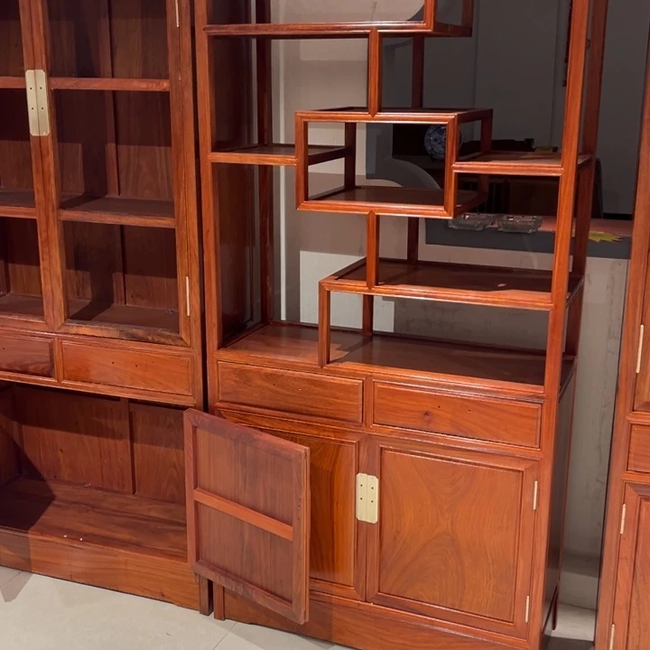 紫檀木类家具源*洪缅甸花梨木三件套