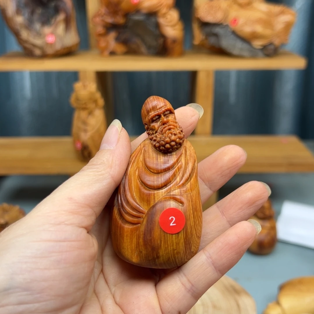 远***方木崖柏木摆件手把件，