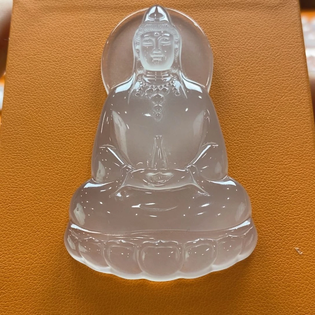 石英质玉未镶嵌吊坠(不含链)小*燕