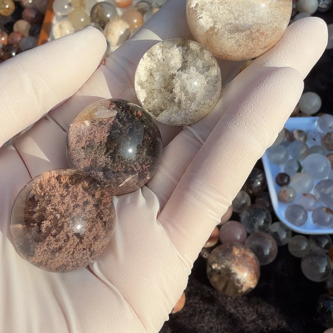 明***吧水晶未镶嵌珠宝半成品幽灵定制不退换