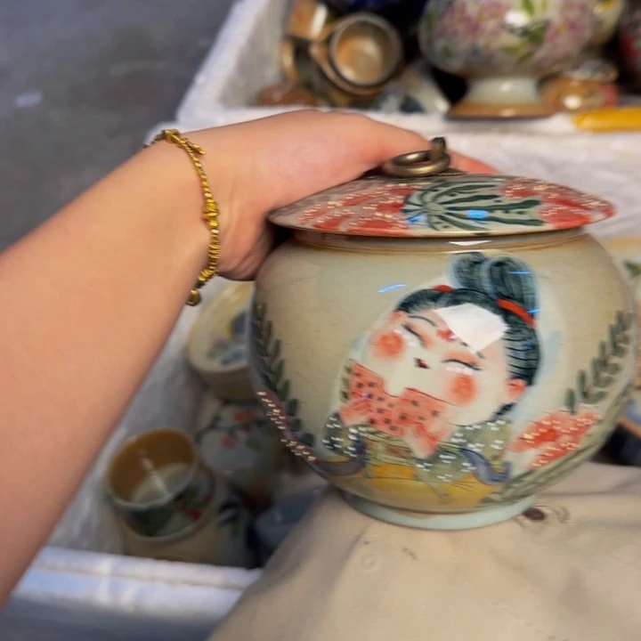 瓷片景德镇陶瓷手工手绘