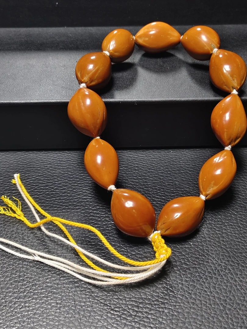 橄榄核素核三花铁核手串1.8