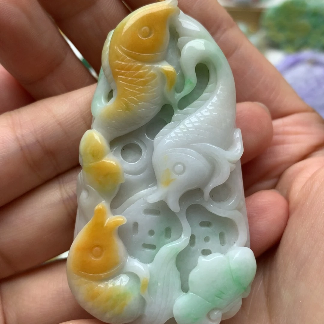 翡翠未镶嵌颈饰翡翠