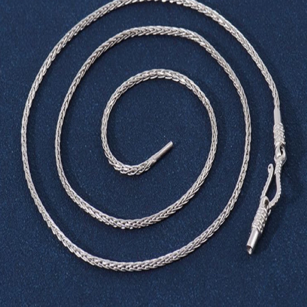 不锈钢吊坠 天珠锁骨万能链