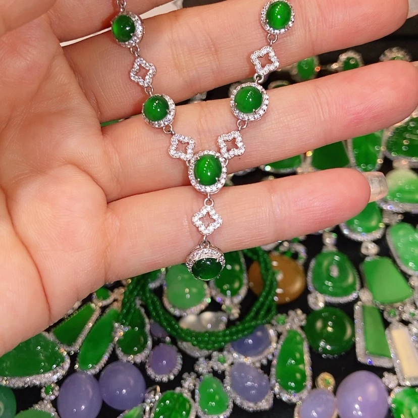 【闪购商品】翡翠未镶嵌颈饰天然翡翠