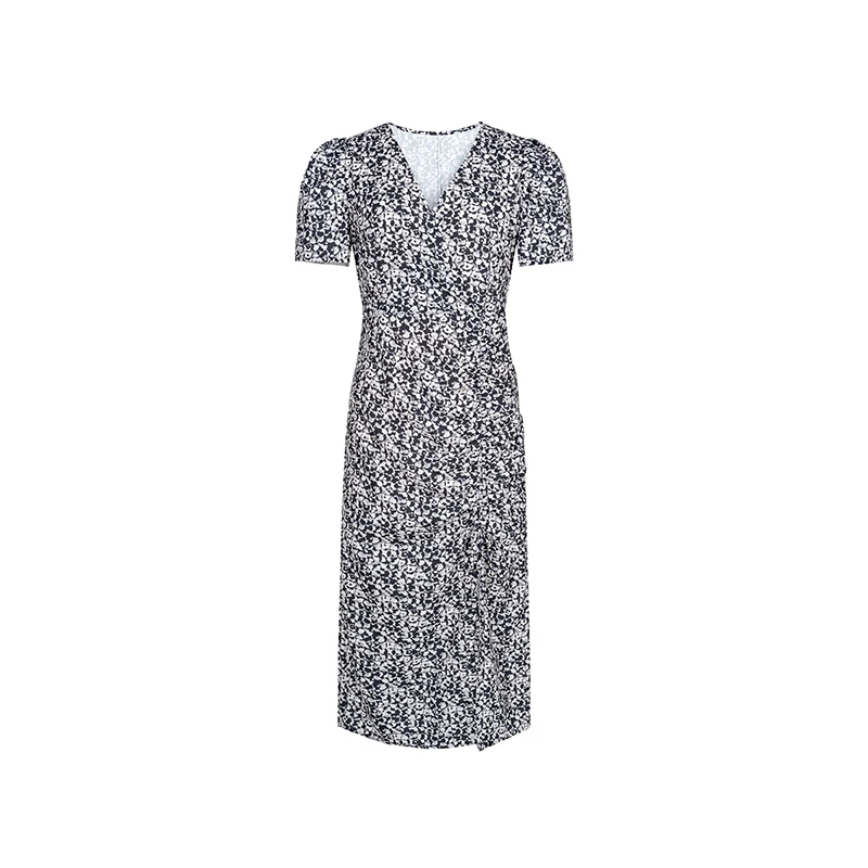 【直播专享】商场同款夏季新品黑白花连衣裙N195A42748