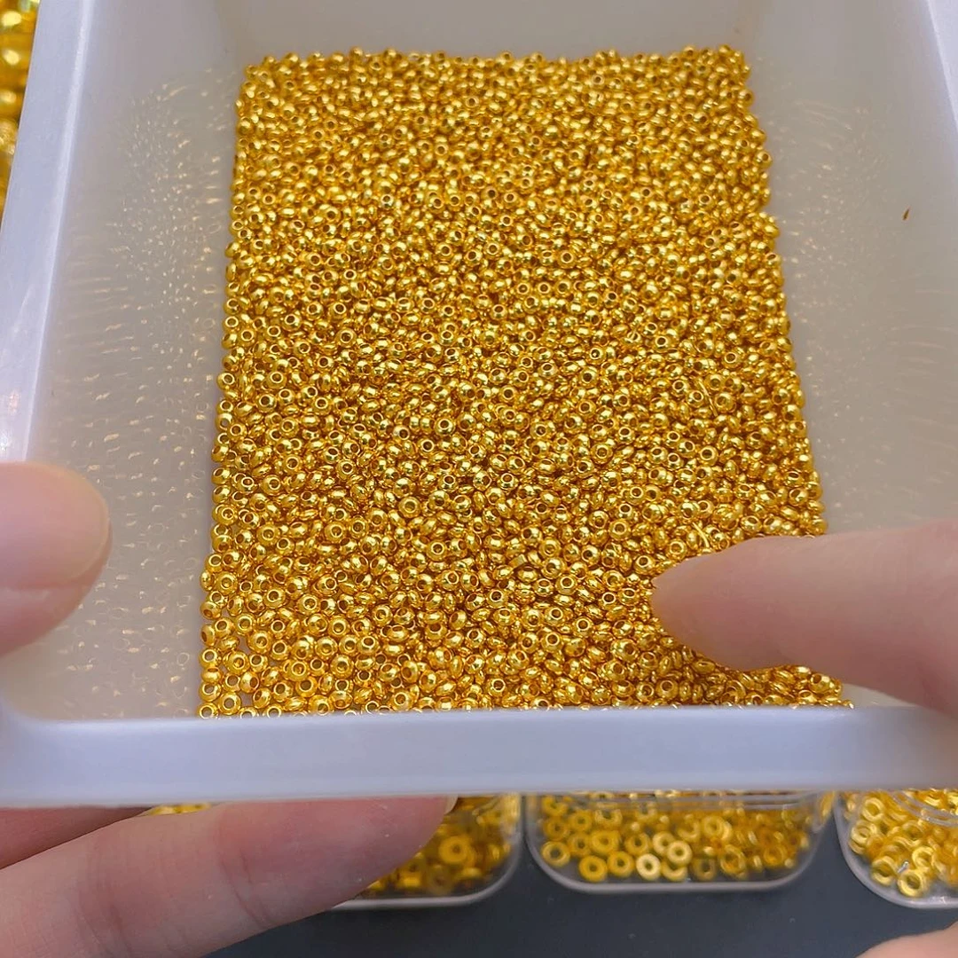 锆石铜合金算盘珠3mm10个