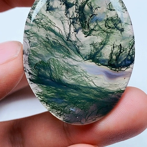 玛瑙/玉髓颈饰未镶嵌月**霜