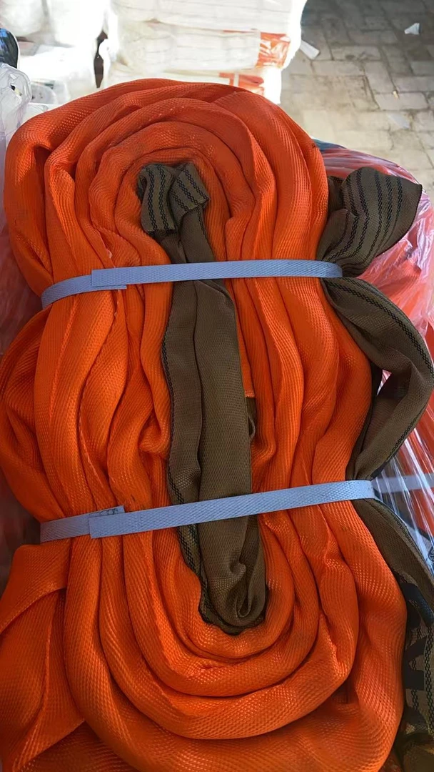 起岳柔性6吨4米双耳吊装带国标6倍拉力吊带