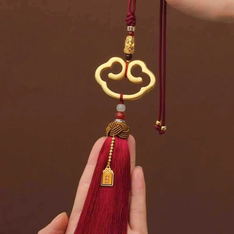 沙铜如意车载挂件汽车挂件吊饰保平安貔貅后视镜高档装饰男女C372