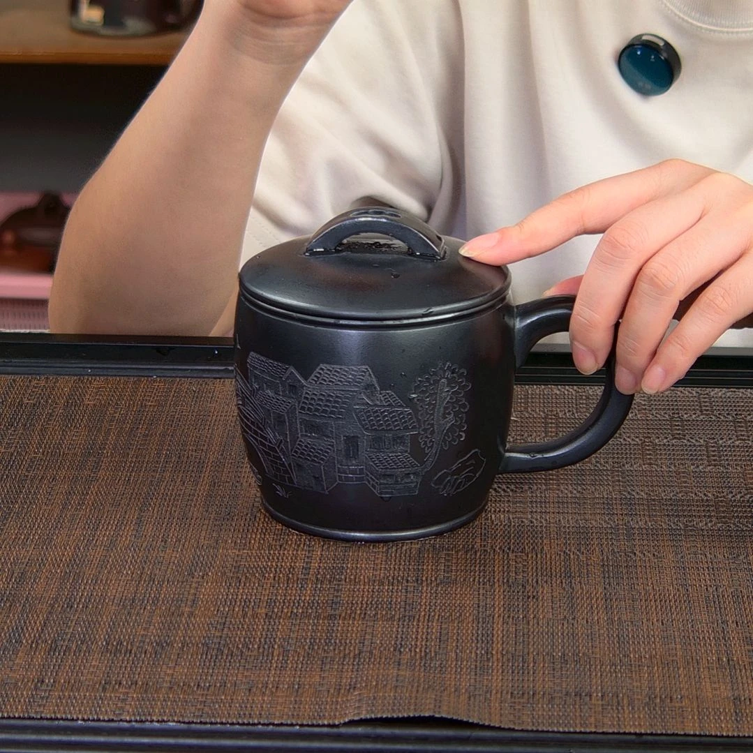 茶杯紫砂高货放漏