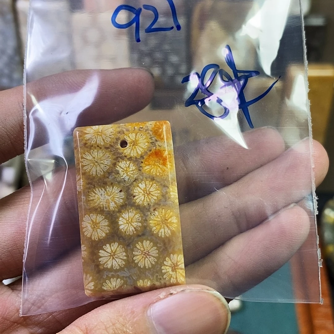 硅化珊瑚（珊瑚玉）吊坠未镶嵌*️****