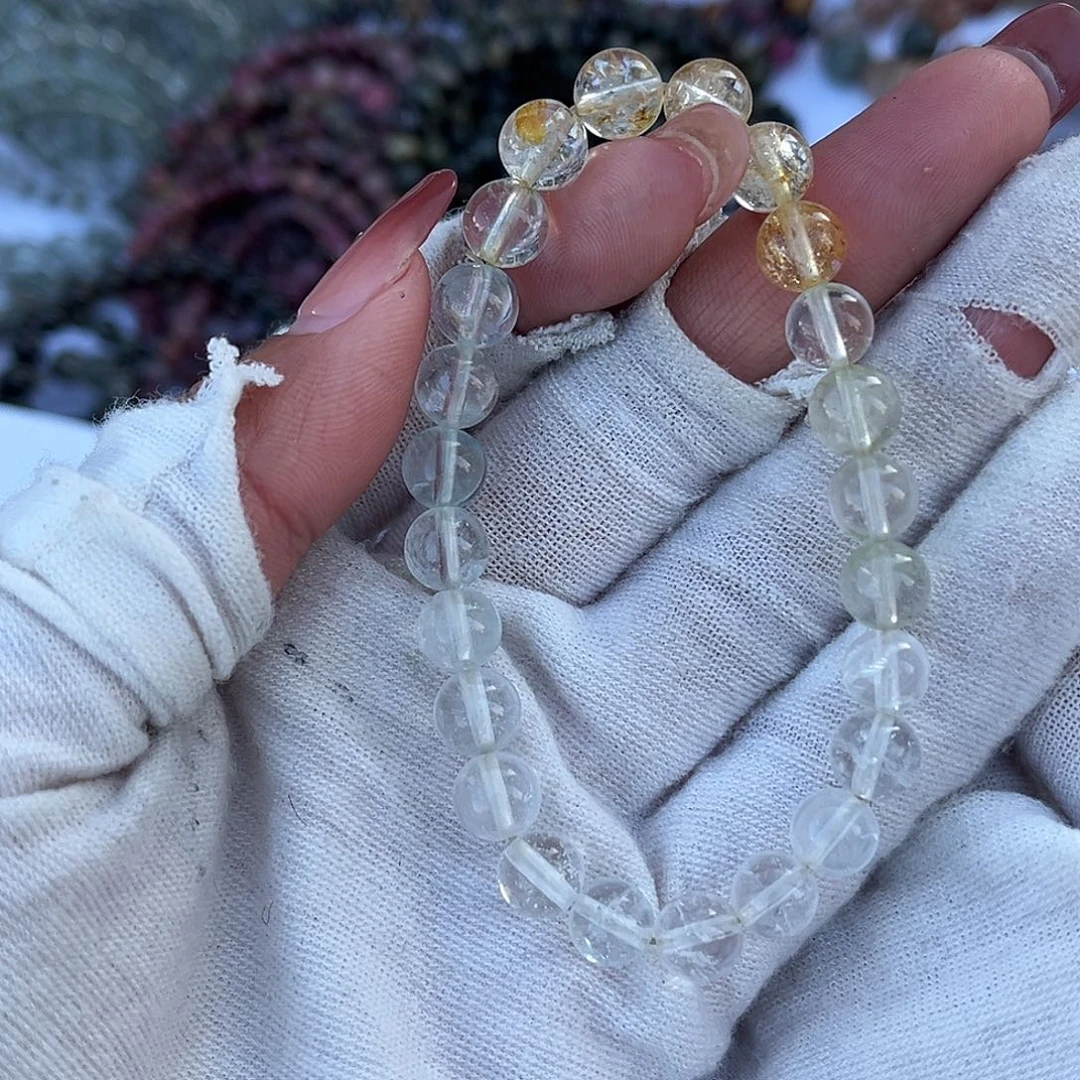 水晶手链未镶嵌筱*越手串