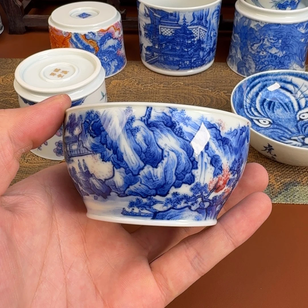 瓷片°****°景德镇瓷器手工手绘