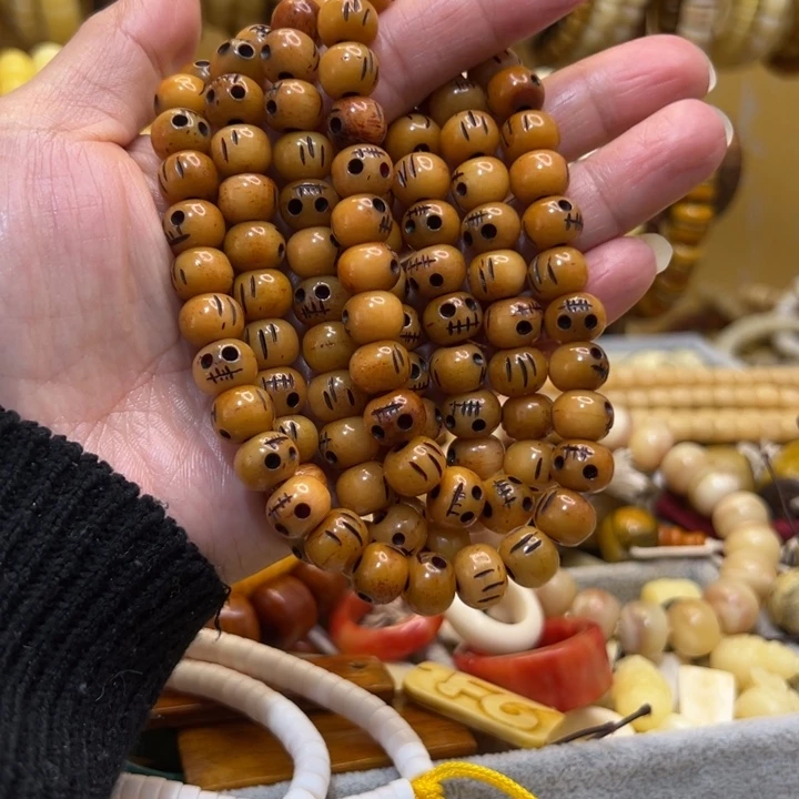 手串/手链牛骨直径10牛骨雕刻