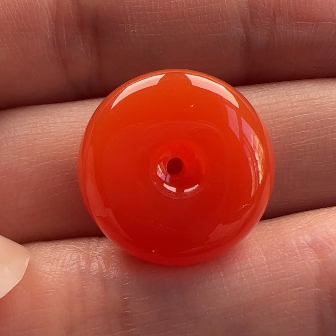 南红玛瑙未镶嵌平安扣16.6m