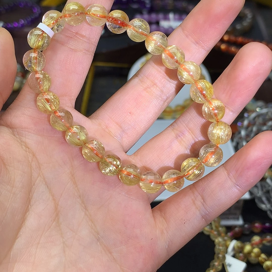 水晶未镶嵌手链手链7.8