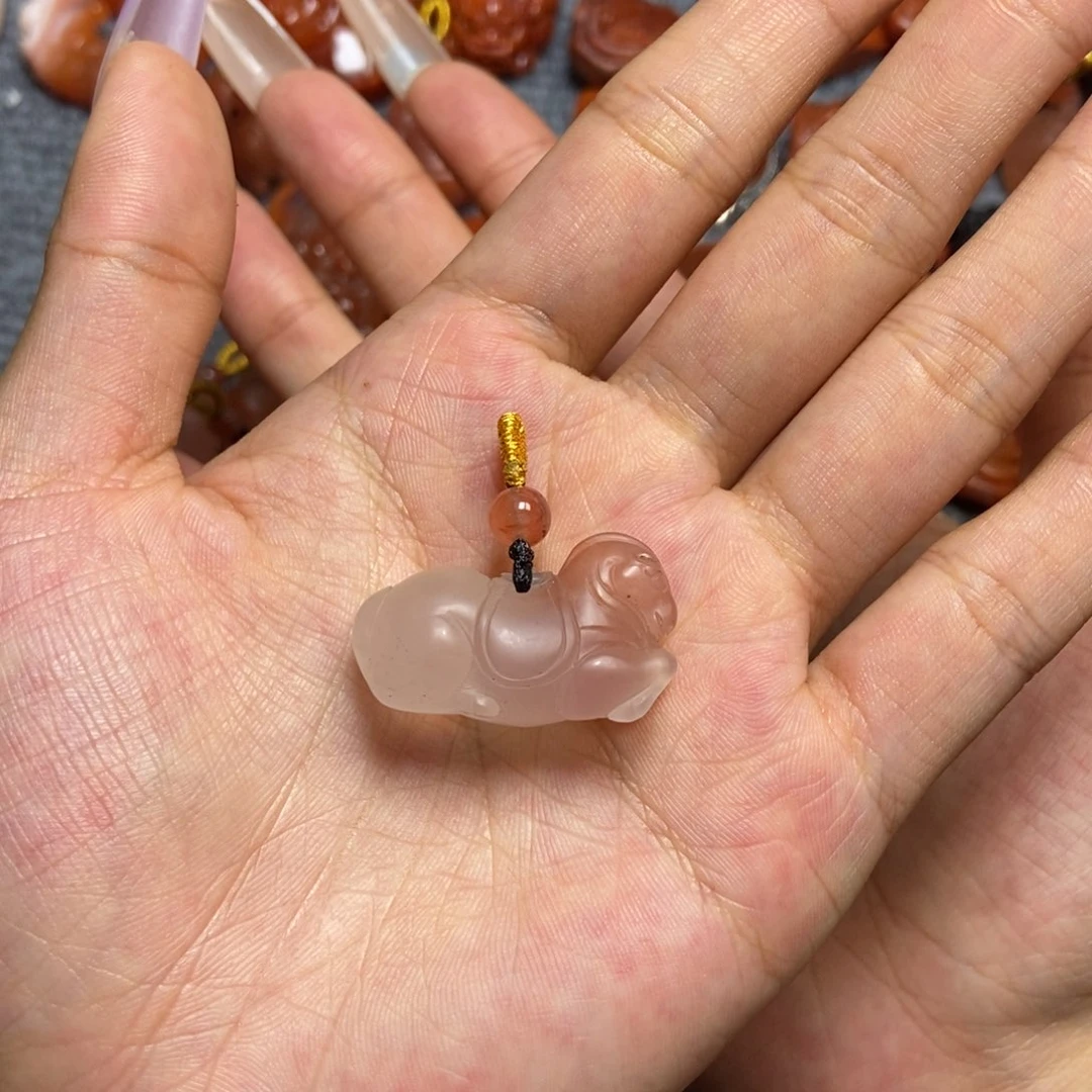 南红玛瑙未镶嵌吊坠(不含链)