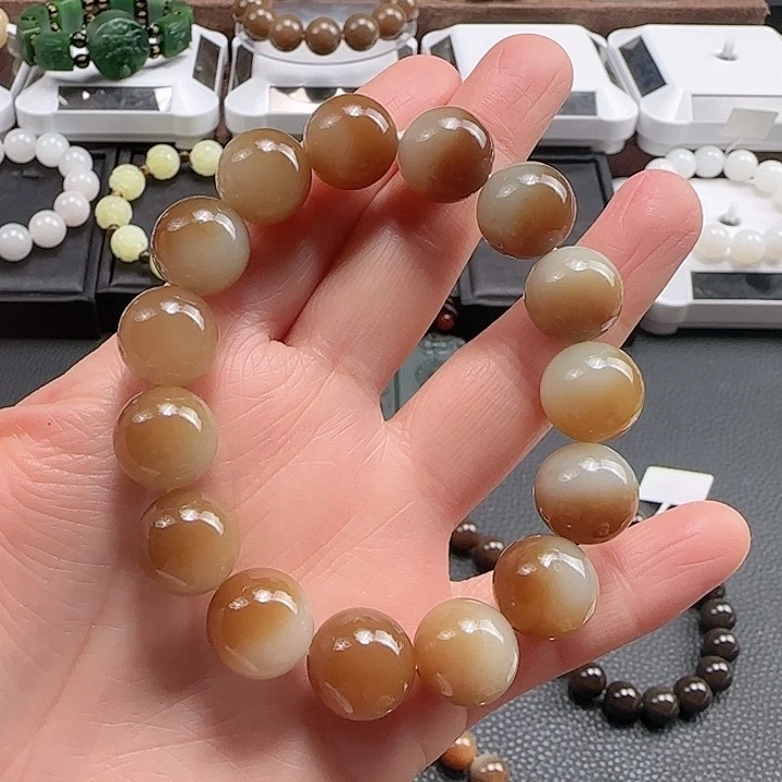 和田玉手串未镶嵌