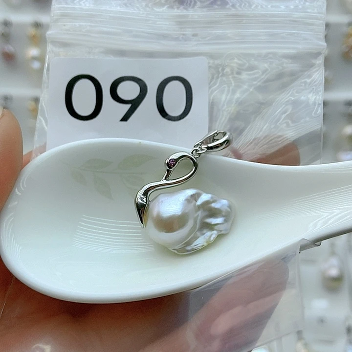 淡水珍珠颈饰银S925镶嵌