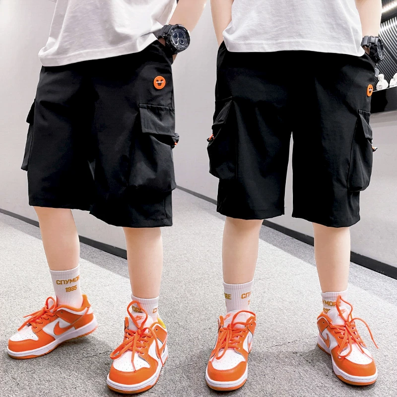 儿童装男童夏装裤子短裤2025新款中大童薄款夏季中裤夏款工装裤潮