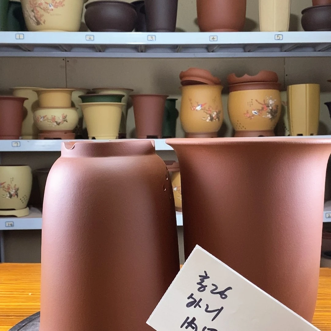 紫砂花盆紫砂兰花盆8