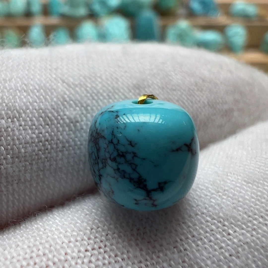 绿松石未镶嵌配饰9.2*8.4