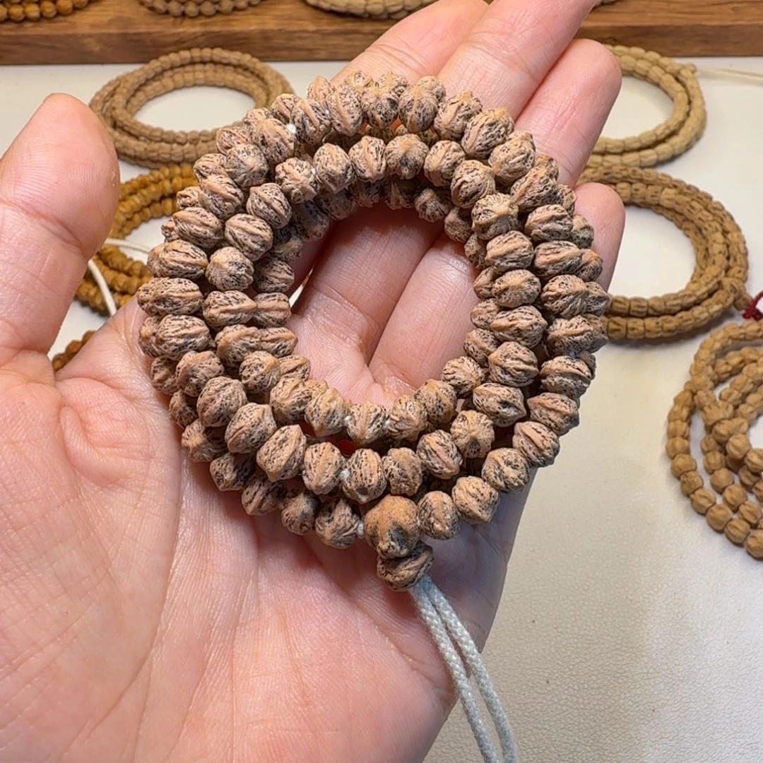 柏香籽/百香籽手串热振原桩横打 6+