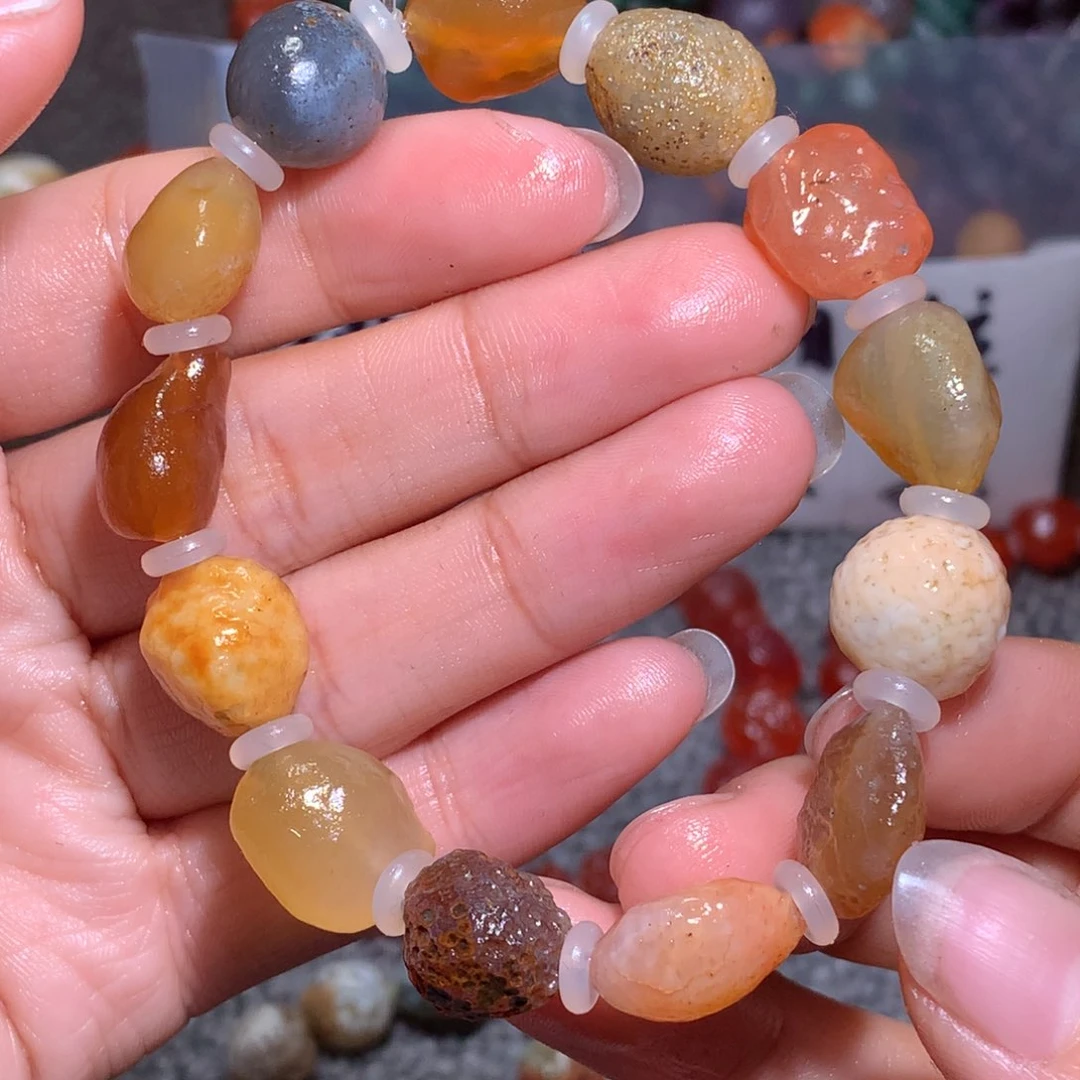 未镶嵌玛瑙/玉髓珠宝半成品