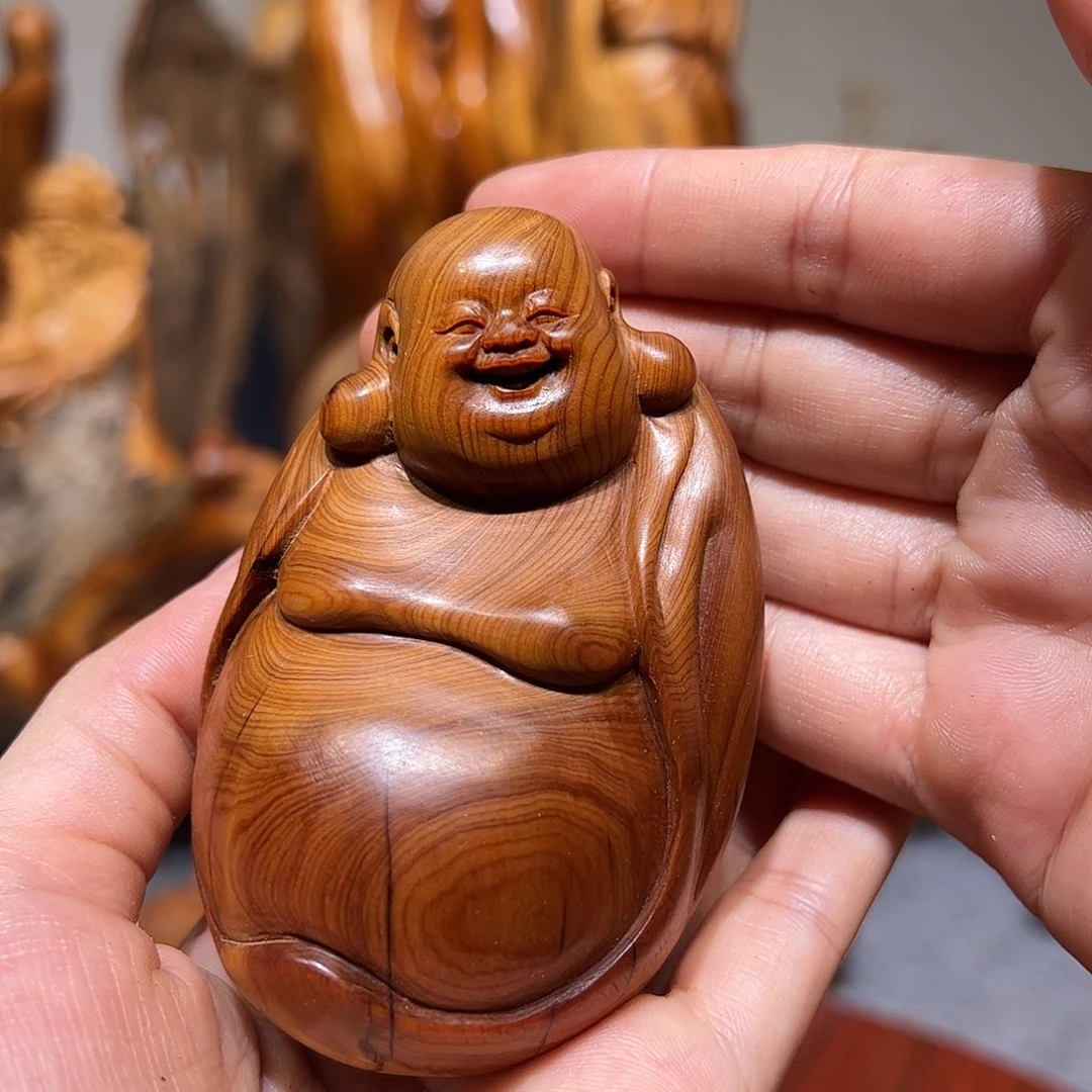 柏木崖柏木手把件摆件