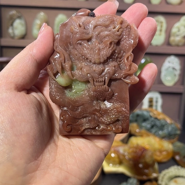 蛇纹石玉颈饰未镶嵌阿*