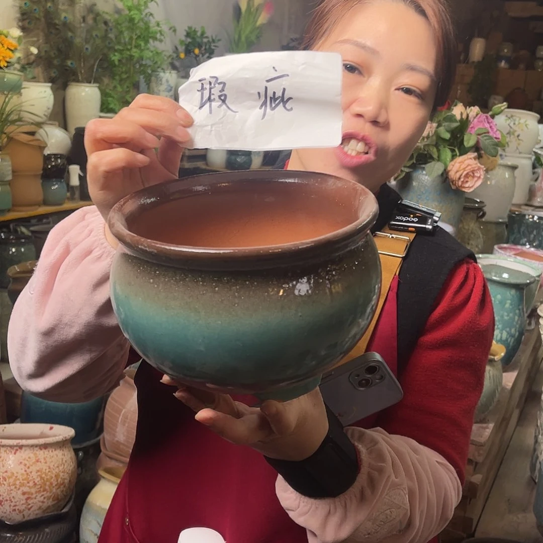 红陶高度13口径20瑕疵