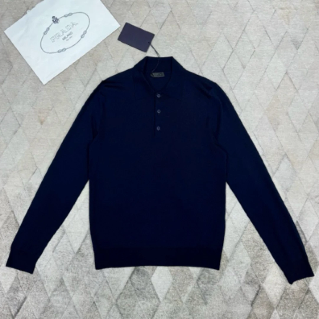 未使用 Prada/普拉达 132202 针织POLO衫
