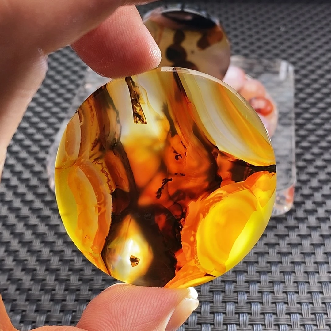 玛瑙/玉髓未镶嵌吊坠(不含链)46