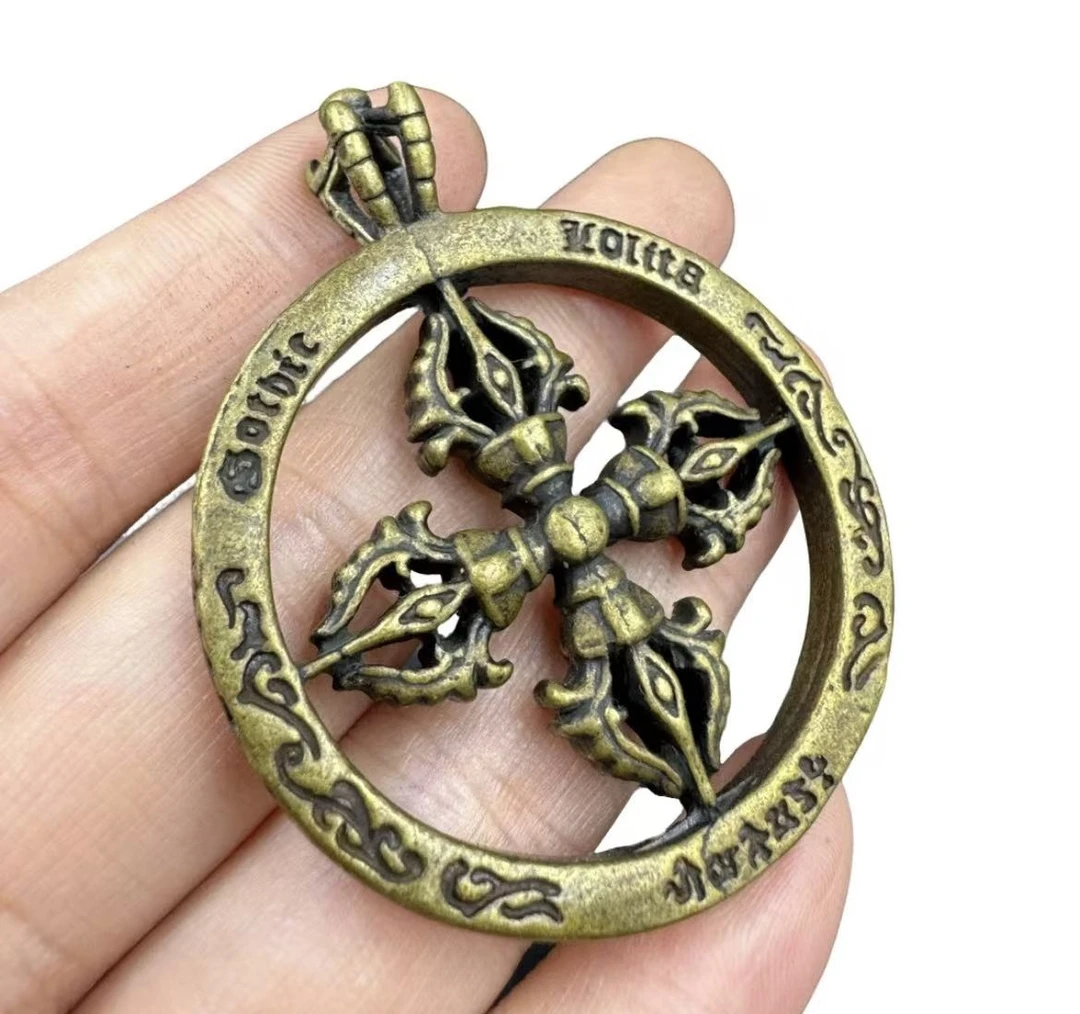 黄铜项链 中西合力度感好可脖挂