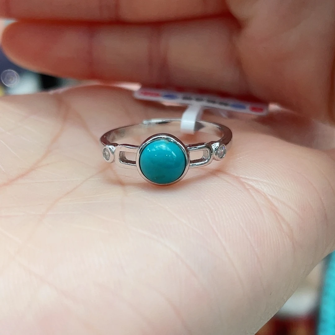 绿松石颈饰银S925镶嵌