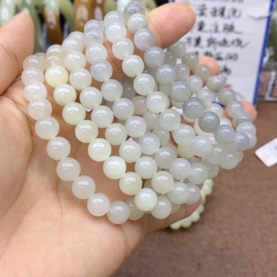手串未镶嵌和田玉卡8