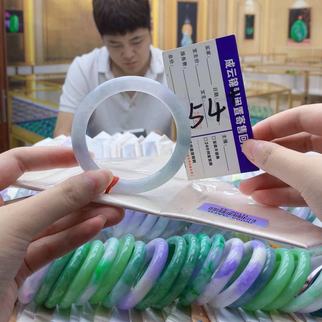 翡翠未镶嵌手镯nn