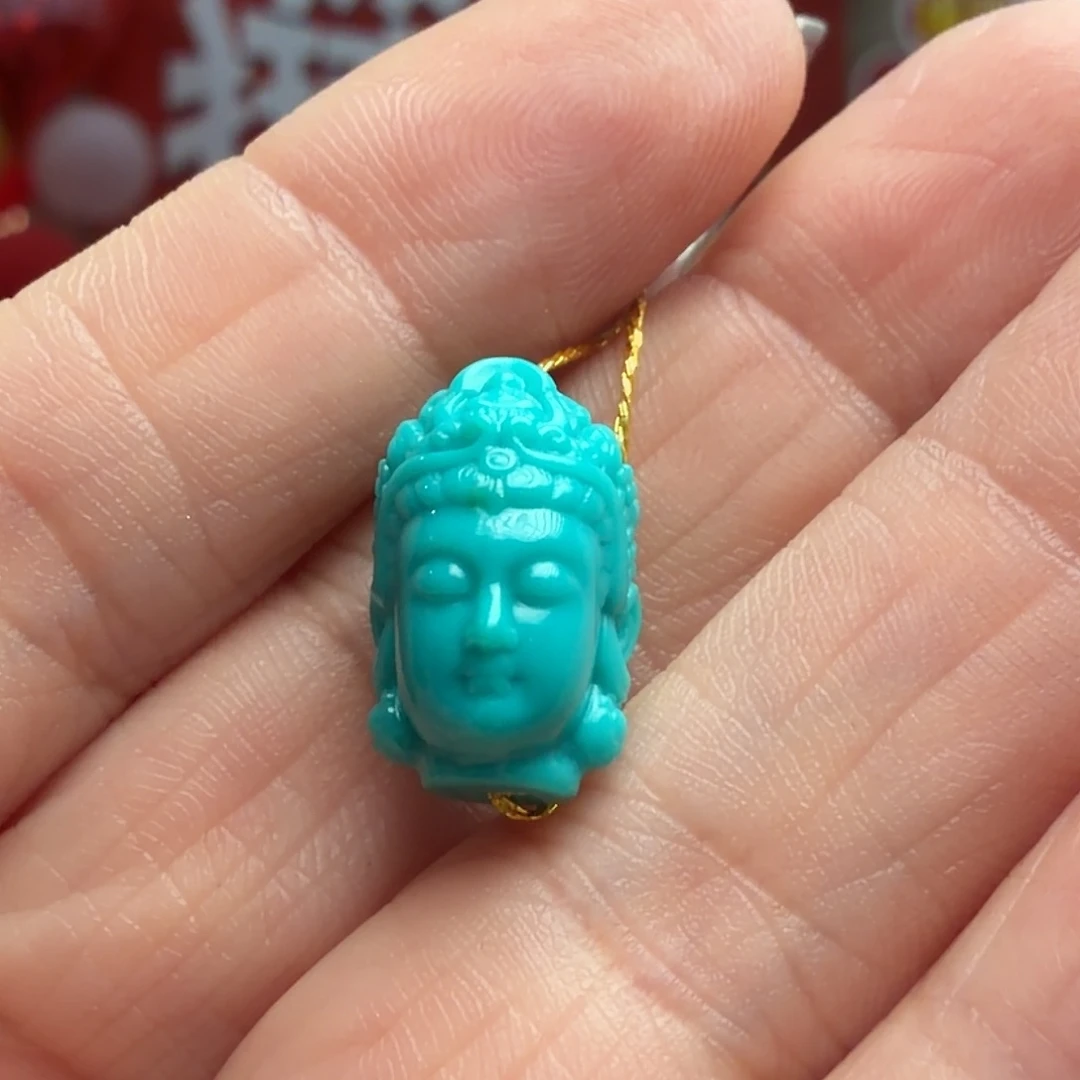 绿松石未镶嵌颈饰