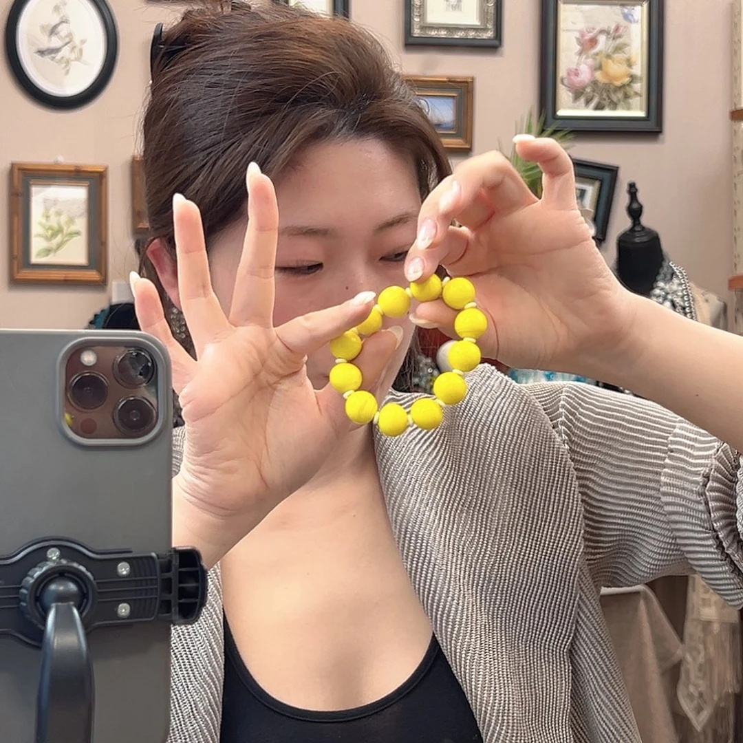 M***.玻璃颈饰编号360